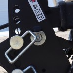 HD Max Black Air Bumper Hitch - 1" Diameter 1045 Carbon Steel Pivot Bolt Grease Zerk