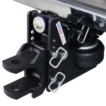 Shocker 20K HD Max Black Air Bumper Hitch with Clevis Pin Mount