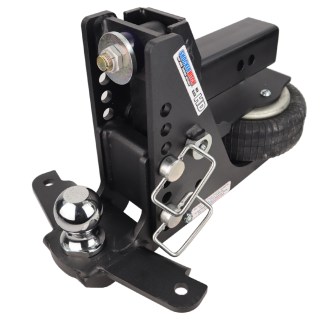 Shocker HD Max Black Air Drop Hitch with Sway Control Bar Tabs 4-1/2" to 8-1/2" of drop