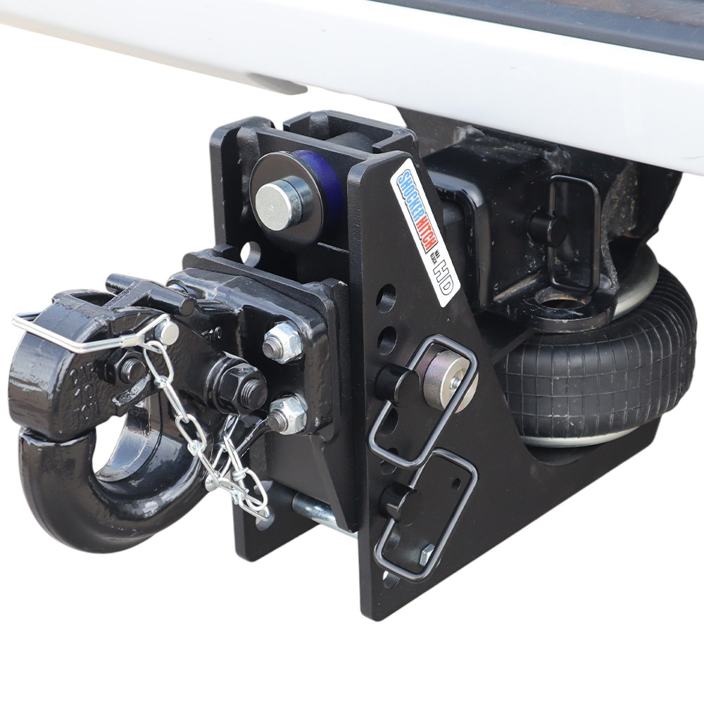 20K HD Max Black Air Hitch & 10-Ton Pintle Installed
