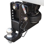 20K HD Max Black Air Hitch & Drop Mount w/ 2-5/16" Ball Installed