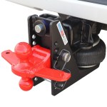 20K HD Max Black Air Hitch & Red Sway Tab Combo Ball Installed