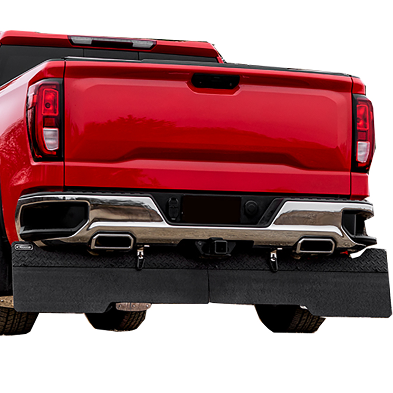 Quick Clip Under Bumper Towing Rock Guards (Black Diamond Plate Shown)
