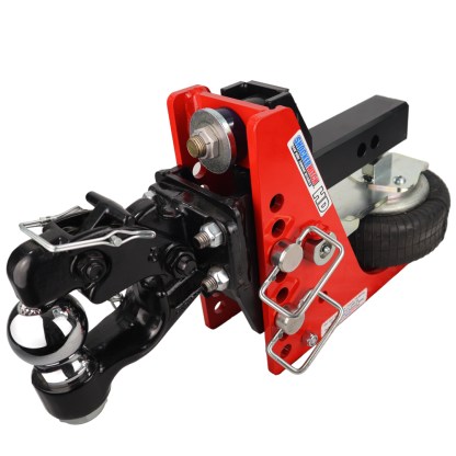 Shocker HD 20K Air Pintle and Ball Combo Hitch - 2" Shank with 2-5/16" Ball