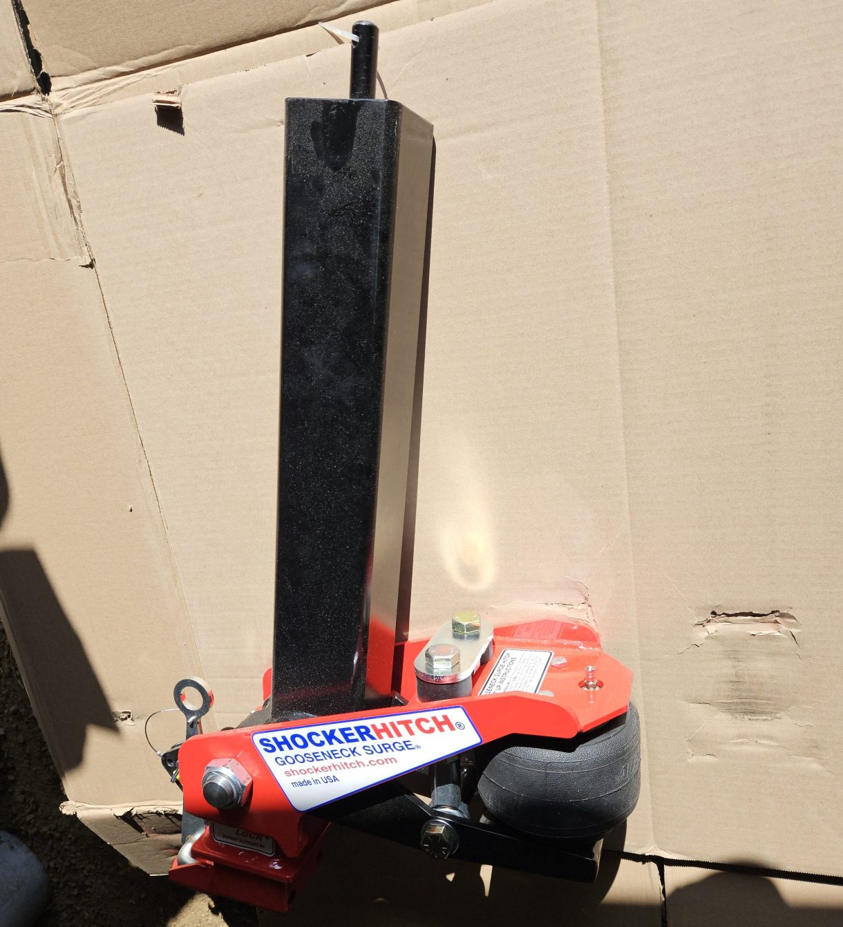 Gooseneck Air Hitch - Top Crank - Refurbished