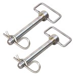 Shocker Ball Mount D-Handle Hitch Pin with Clip (1-pair)