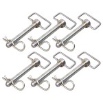 Shocker Ball Mount D-Handle Hitch Pin with Clip (6-pack)
