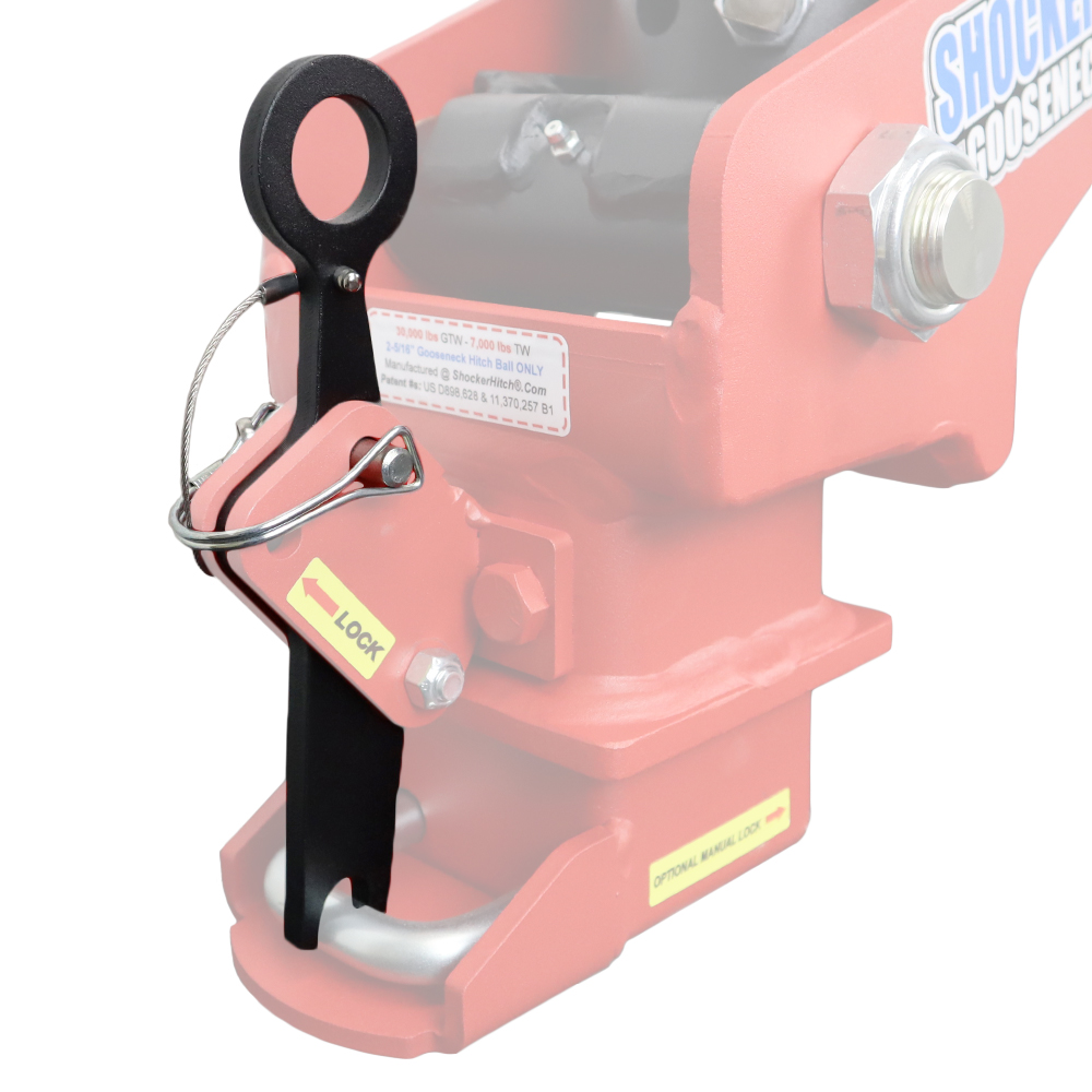 Replacement Gooseneck Shift Lock Handle Only - Installed