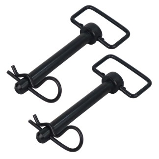 Shocker Black Ball Mount D-Handle Hitch Pin with Clip