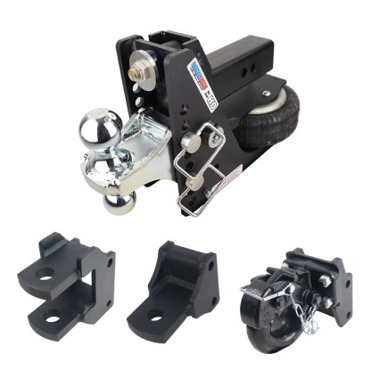 Shocker 20K HD Max Black Air Bumper Hitch Farm Kit - 2-1/2" Shank
