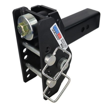 Shocker 20K Impact Max Cushion Bumper Hitch 2-1/2" Base Frame Assembly with Ball Mount Attachment Pins (No Mount)