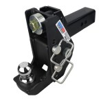 Shocker 20K Impact Max Cushion Hitch 2-1/2" with Drop 2" Ball Mount