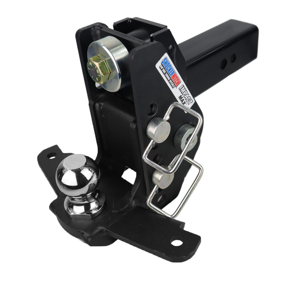 Shocker 20K Impact Max Cushion Hitch - Fits 2-1/2" Receiver - Has Drop Sway 2-5/16" Ball Mount