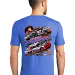 RHR Speed Shop Blue Frost Tee Shirt - Back