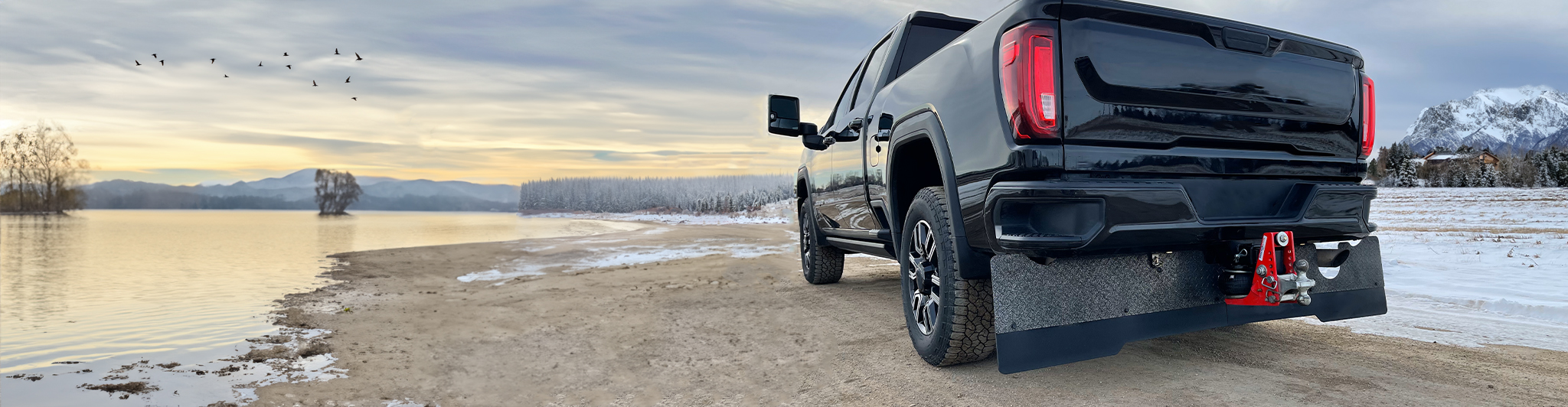 Towing Mud Flaps
Protect your trailer from rocks, mud, snow, and more