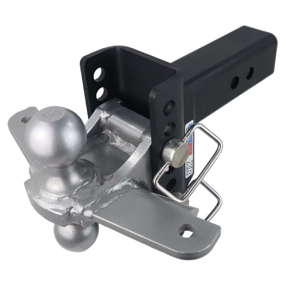 Shocker XR with Silver Sway Combo Ball - 2-1/2" Shank with 8-Hole Frame