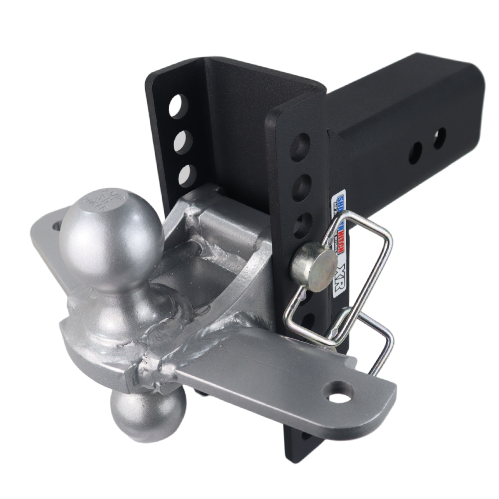 Shocker XR with Silver Sway Combo Ball - 3" Shank with 10-Hole Frame