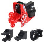 14K Air Hitch & Farm Mount Tow Kit -Red Ball, Channel Pintle, Drawbar & Clevis