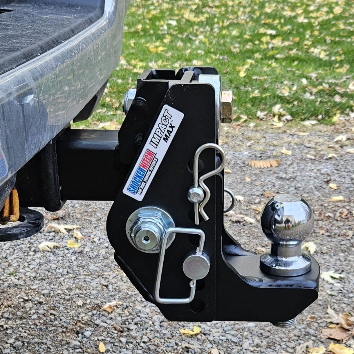 Shocker Impact Max Cushion Drop Hitch Installed