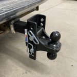 XR Black Combo Ball Hitch Installed (8 Hole Frame)