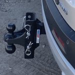 XR Black Combo Hitch Installed on SUV