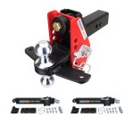 Shocker 14K Impact Dual Cushion Hitch Chrome Combo Ball & Sway Control Towing Kit - 2-1/2" Receiver