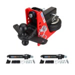 Shocker HD Air Hitch Black Combo Ball & Sway Control Towing Kit - 2-1/2" Receiver