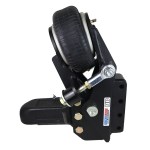 Shocker HD Tongue Mount Air Hitch with 25K Wallace Coupler - Vertical Channel Mount - Side