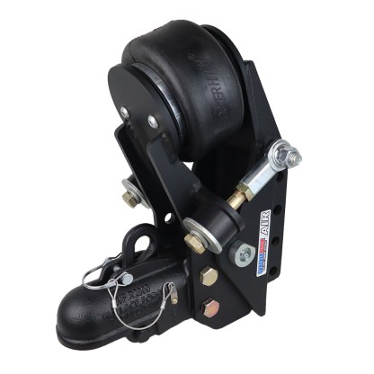 Shocker Tongue Mount Air Hitch with 12K Wallace Coupler - Vertical Channel Mount
