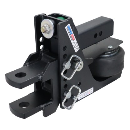 Shocker 12K Max Black Air Bumper Hitch with Clevis Pin Mount - For 2-1/2" Receiver