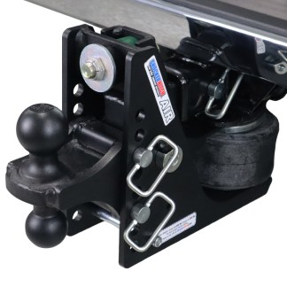 Shocker 12K Max Black Air Bumper Hitch with Black Combo Ball