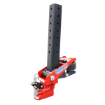 Shocker 40K Gooseneck Air Hitch with 3 Shift Lock Coupler - Fits N&N Remorques Trailers - 4" Square Stem with Bolt Pattern