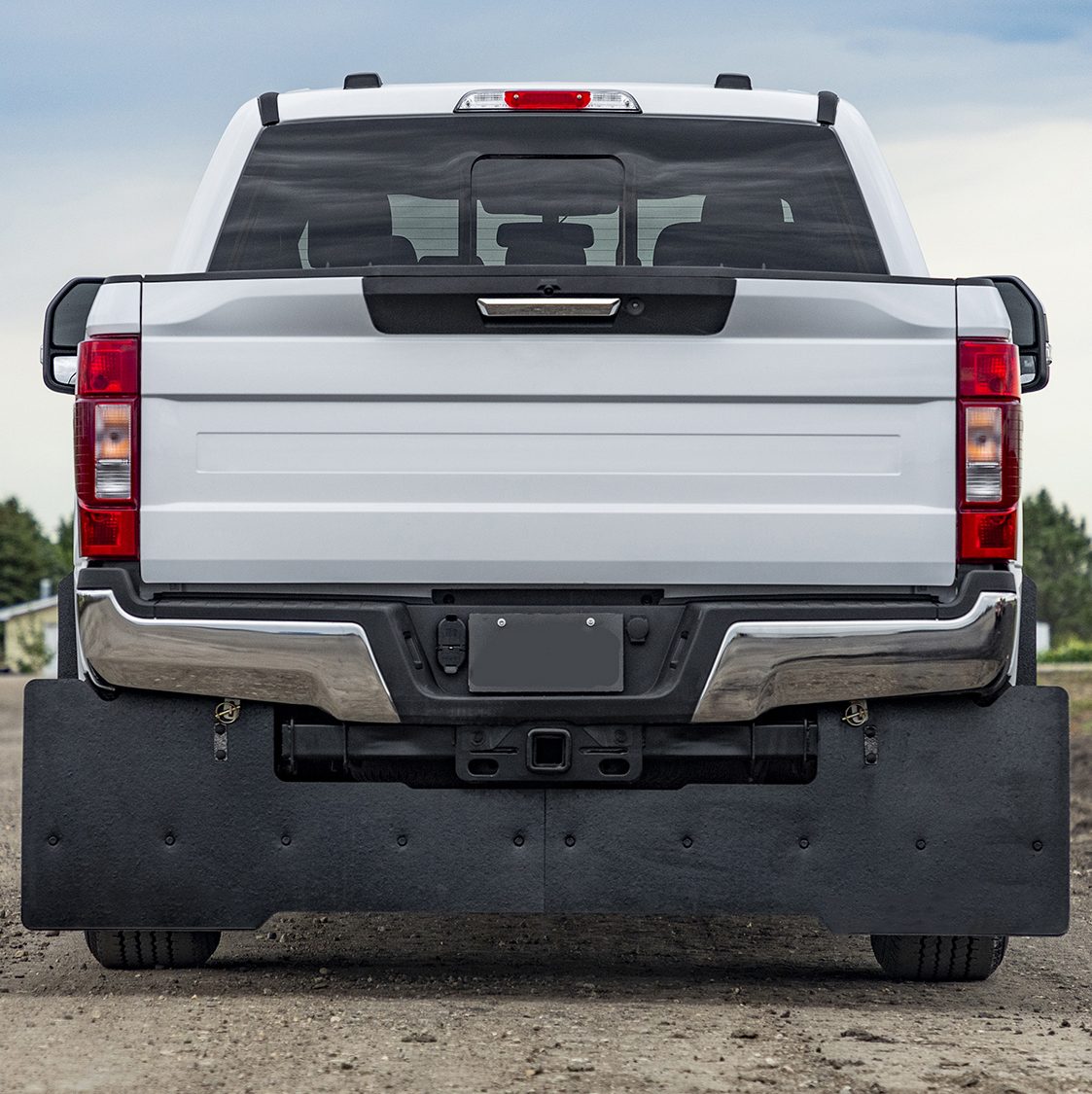 Commercial Grade Towing Mud Flaps- Ford Super Duty - Single Rear Wheel