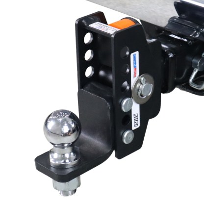 Mini Shocker Cushion Hitch with Ball Mount in Drop Position - 3,500 lbs GTW
