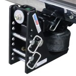 Shocker 12K Max Black Air Bumper Hitch Base Frame with Pins (No Mount)