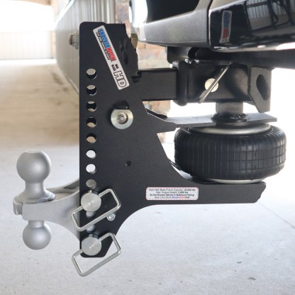 Shocker HD 20K Max Black Super Drop Hitch - 12 Adjustment Holes