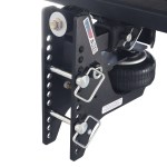 Shocker HD 20K Max Black Super Drop Hitch Base Frame with Pins (No Mount)