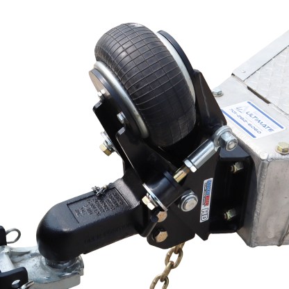 Shocker HD Tongue Mount Air Hitch with 25K Wallace Coupler (4-Bolt Mount)