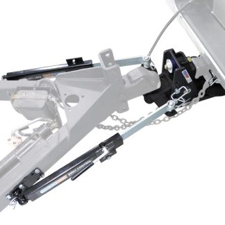 20K HD Max Black Air Hitch & Black Combo Ball with Dual Friction Sway Bar Kit