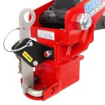 Patented 40K Gooseneck Air Dual Latching Shift Lock Coupler for 3" Ball