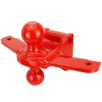Shocker Hitch Red Combo Ball with Sway Mount Tabs Attachment - SH-340RED-SC