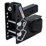 Max Black Air Hitch Base Frame with Pins - For 2-1/2" Receiver