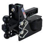 Max Black Air Hitch with Black Combo Ball Mount - For 2" Receiver