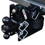 Max Black Air Hitch with Black Combo Ball Mount
