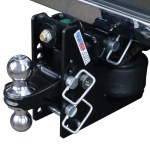 Max Black Air Hitch & Chrome Combo Ball - Installed