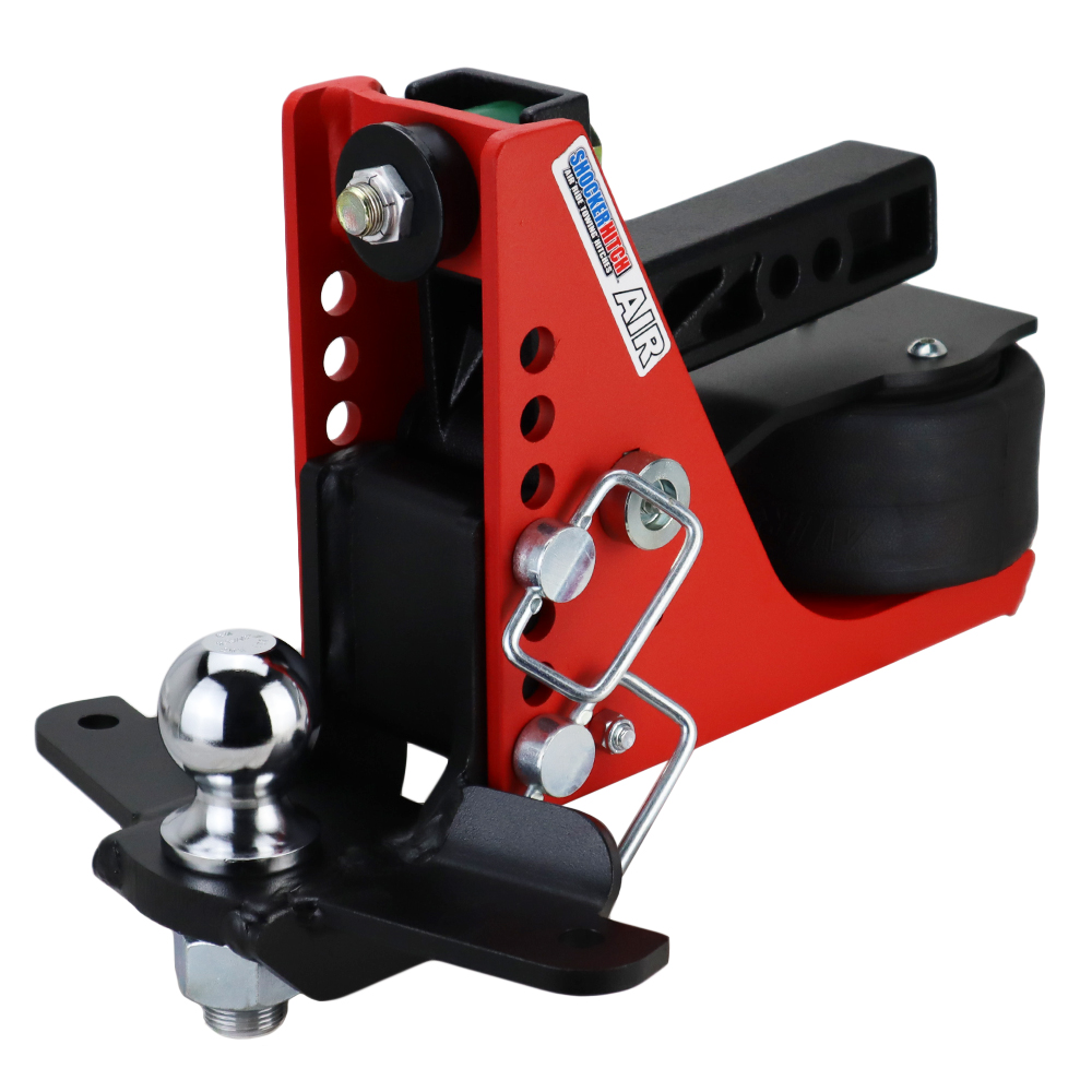 Shocker 14K Original Air Bumper Hitch with Sway Tab Drop Ball Mount with 2-5/16" Ball - For 2" Receiver