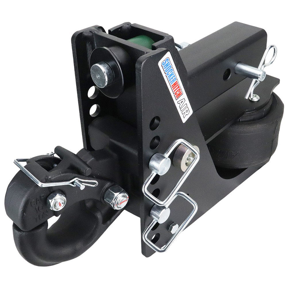 14K Max Black Air Hitch & Channel Pintle - 2-1/2" Receiver