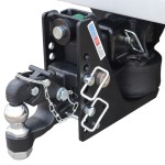 14K Max Black Air Hitch & Channel 8-Ton Pintle & 2" Ball Installed
