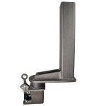 Shocker Square Blank Gooseneck Stem & 9" Extender Shift Lock Coupler - Raw Steel