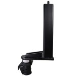 Shocker 30K Gooseneck Stem & 9" Offset Demco Coupler - Square Top Crank Stem - Black